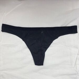 NWOT Victoria's Secret PINK Extra Low Rise Black Mesh Thong